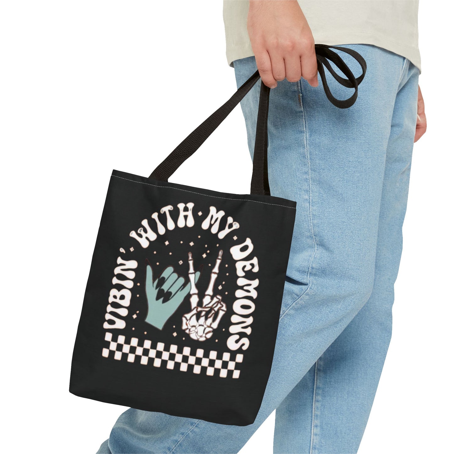 Vibin' with My Demons Tote Bag