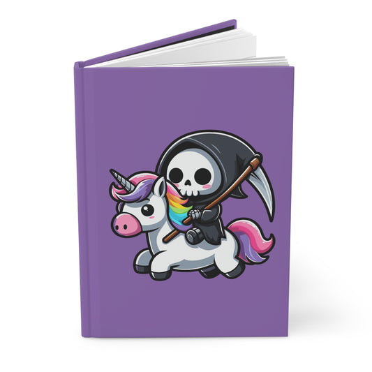 Unicorn & Grim Reaper Hardcover Journal