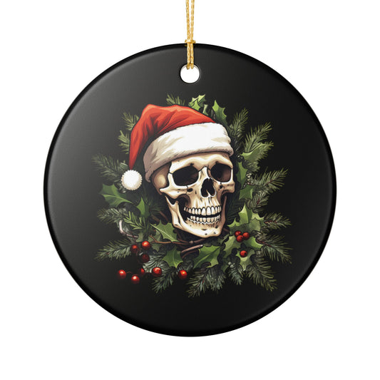 Skull Ceramic Ornament
