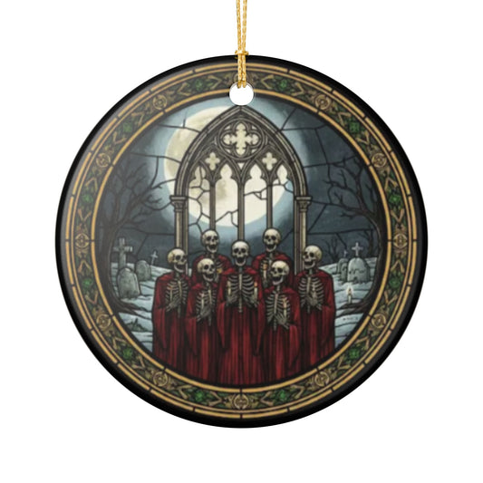 Skeleton Ceramic Ornament