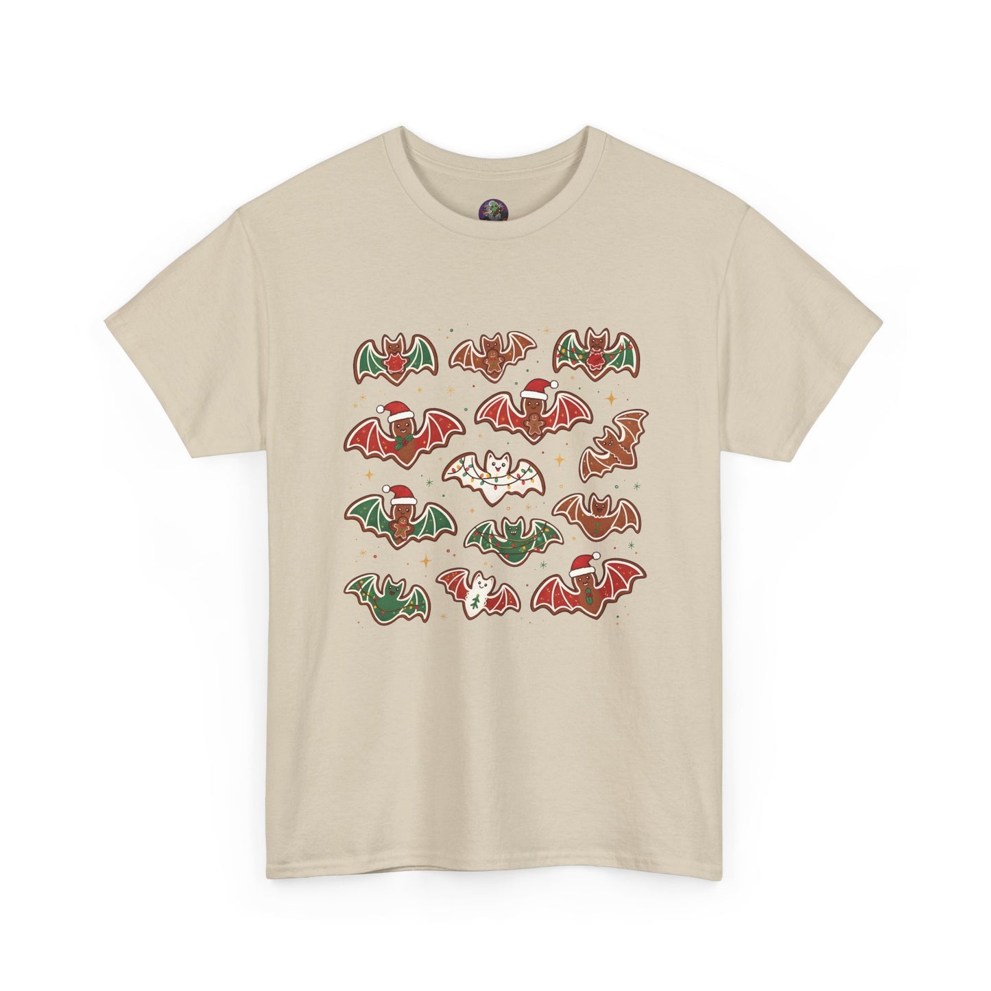 Cute Festive Flying Bats Tee