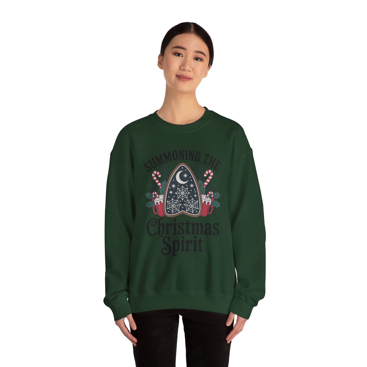 Summoning the Christmas Spirit Holiday Pullover