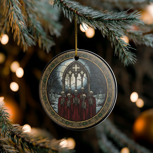 Skeleton Ceramic Ornament