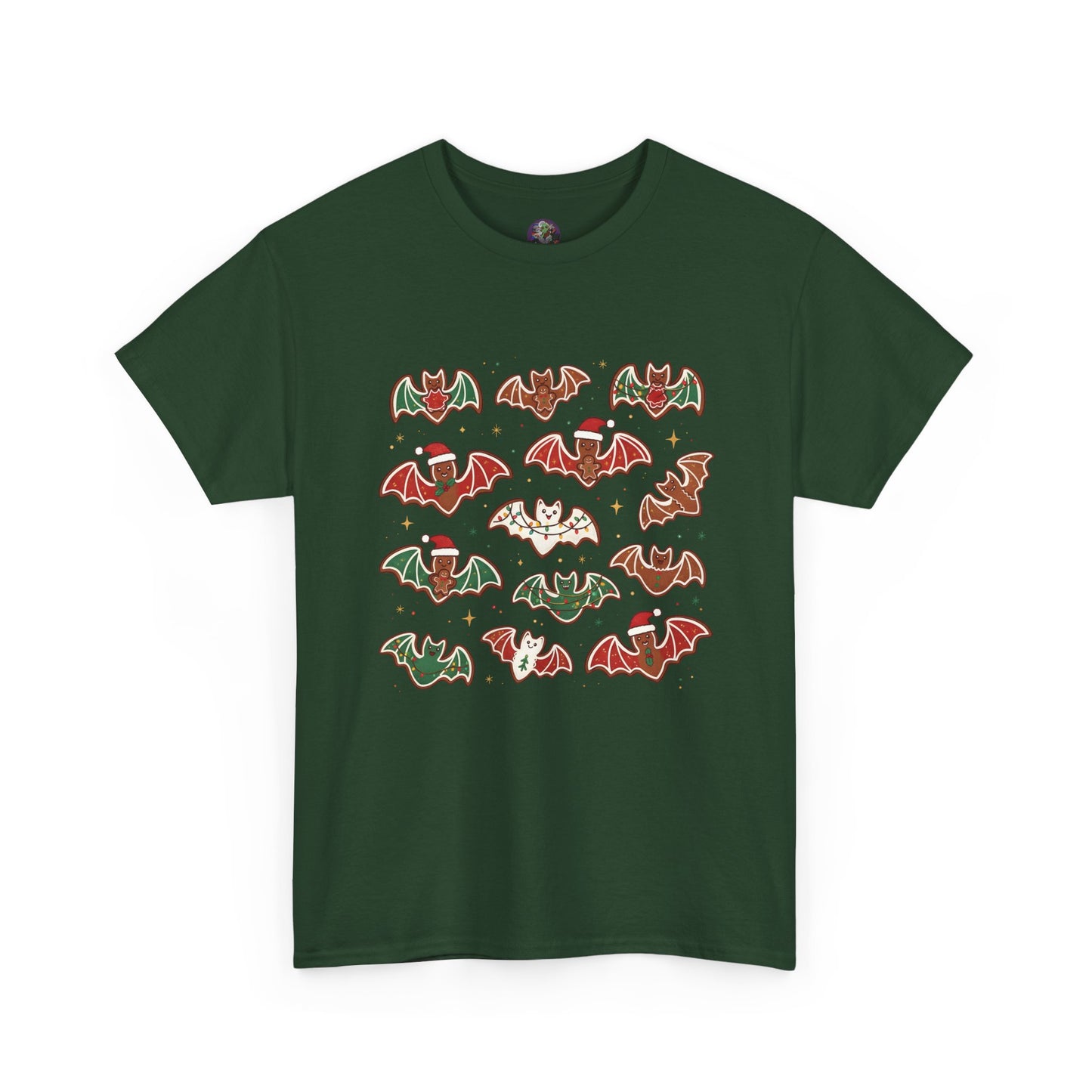 Cute Festive Flying Bats Tee